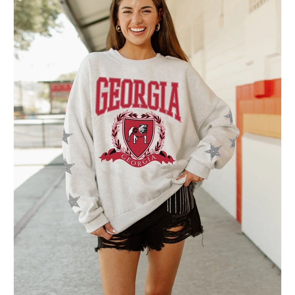 Georgia Graphic Sweatshirt - Gray